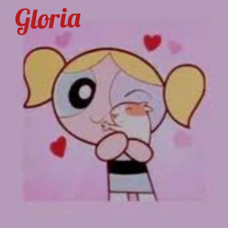 عکس پروفایل کارتونی با اسم گلوریا 💙 Gloria