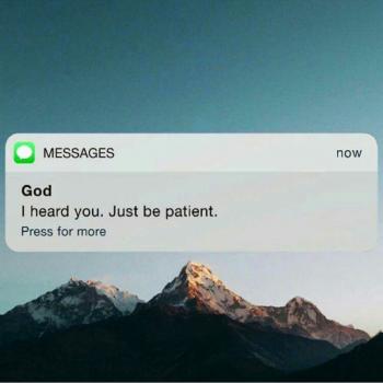 عکس پروفایل God‌ I heard you ,just be patient ‌!!
