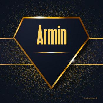 عکس پروفایل اسم انگلیسی ارمین طلایی Armin