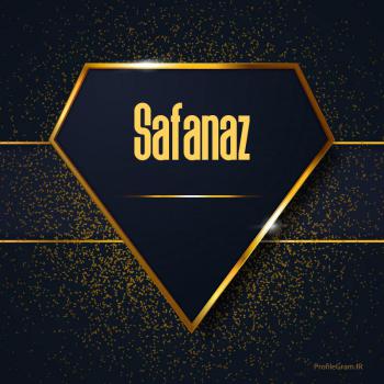 عکس پروفایل اسم انگلیسی صفاناز طلایی Safanaz
