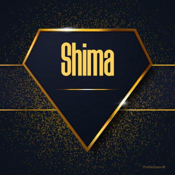 عکس پروفایل اسم انگلیسی شیما طلایی Shima