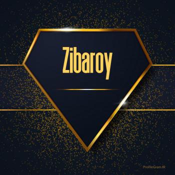 عکس پروفایل اسم انگلیسی زیباروی طلایی Zibaroy