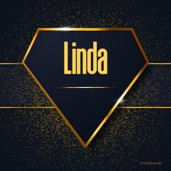 عکس پروفایل اسم انگلیسی لیندا طلایی Linda