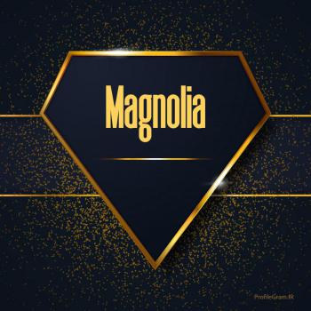 عکس پروفایل اسم انگلیسی ماگنولیا طلایی Magnolia