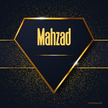 عکس پروفایل اسم انگلیسی ماهزاد طلایی Mahzad
