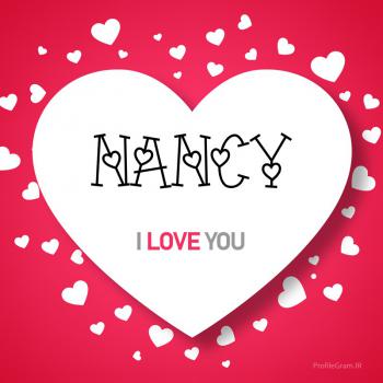 عکس پروفایل اسم انگلیسی نانسی قلب Nancy