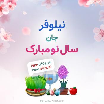 عکس پروفایل نیلوفر جان سال نو مبارک