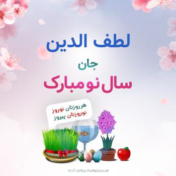 عکس پروفایل لطف الدین جان سال نو مبارک