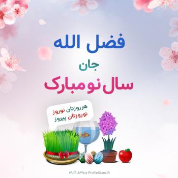 عکس پروفایل فضل الله جان سال نو مبارک