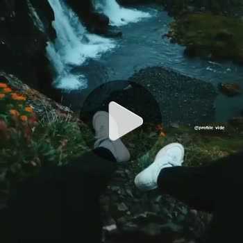 فیلم پروفایل پسرانه لاکچری طبیعت و آبشار